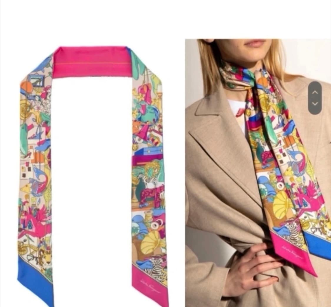 정품 페라가모 정품 트윌리 상품이미지3