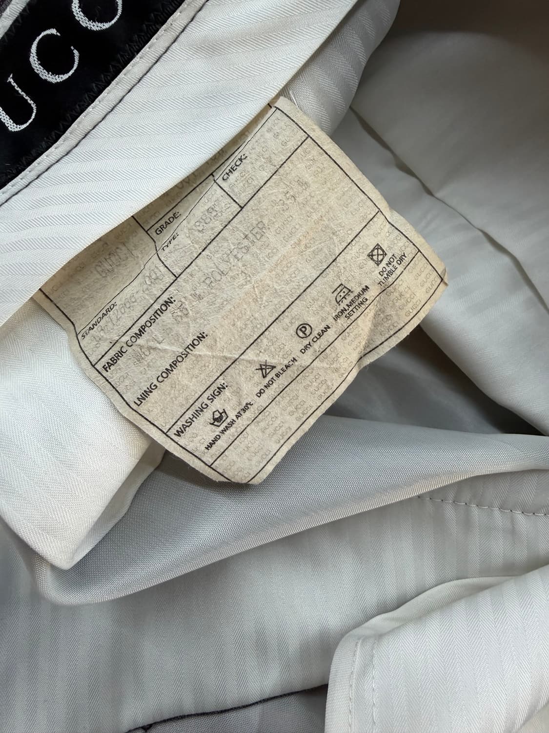 33~34/ 구찌 사이드로고 슬랙스 팬츠 상품이미지9