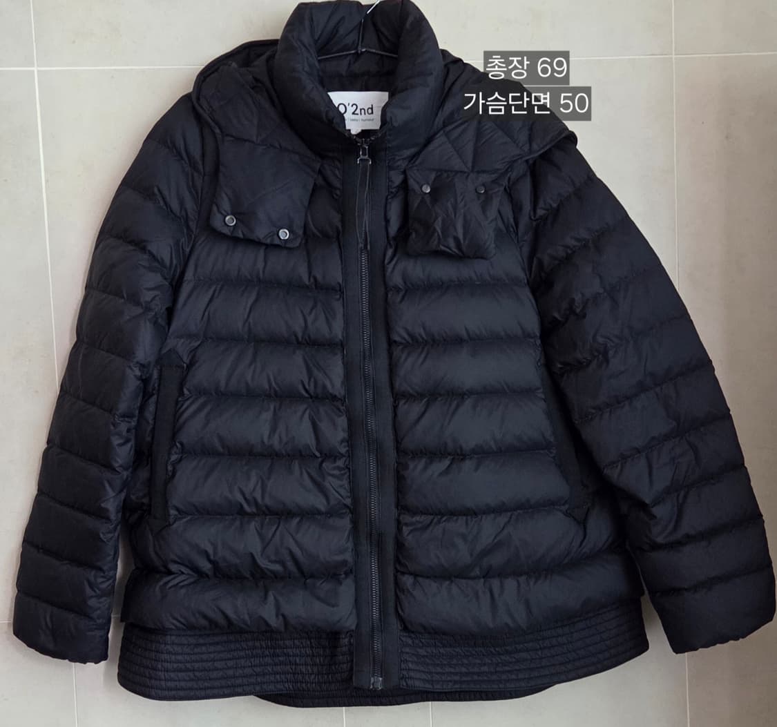 한섬 오즈세컨 구스다운(90:10) 경량패딩 55사이즈(1) 택포 상품이미지1