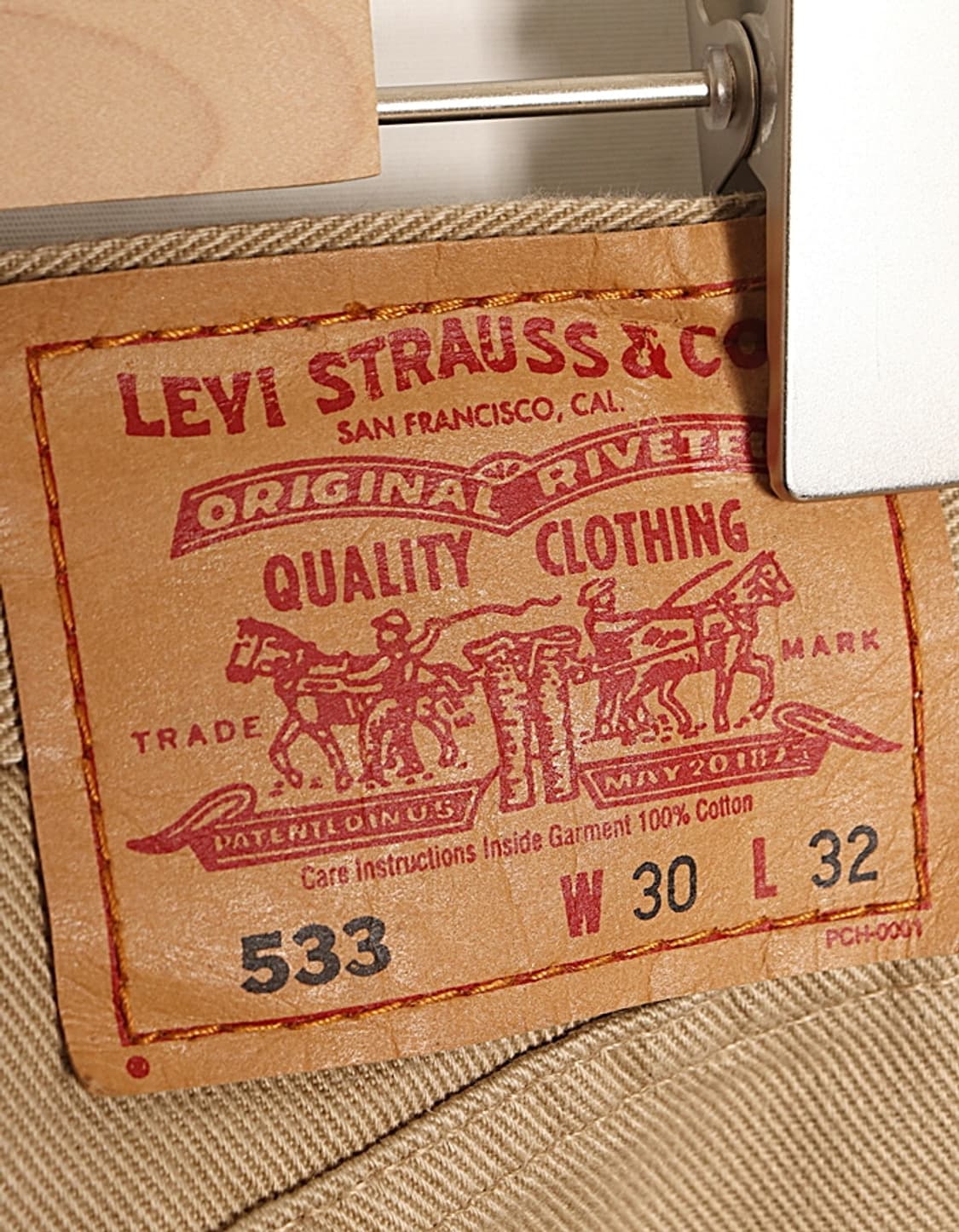 Levi's 533 Beige Denim Pant  상품이미지8