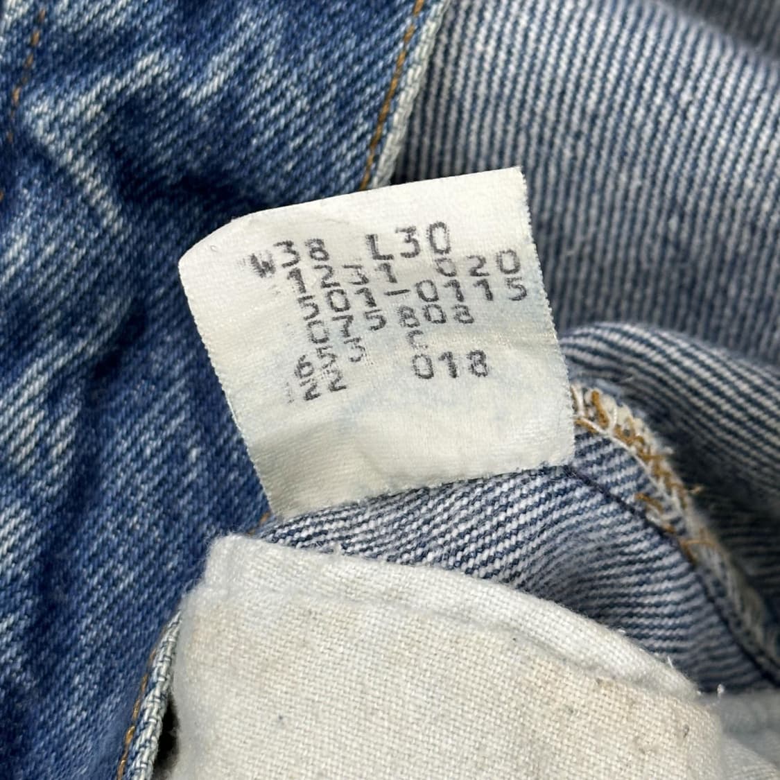 리바이스 501 오리지널 80s 데님 팬츠 (38인치) 상품이미지9