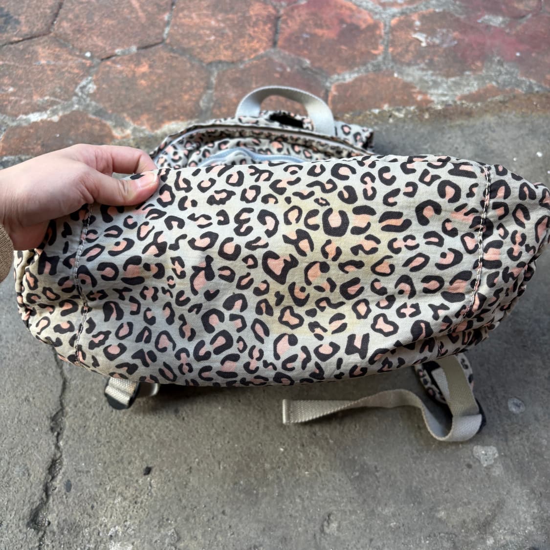 Kipling 키플링 레오파드 호피 백팩 가방 상품이미지4