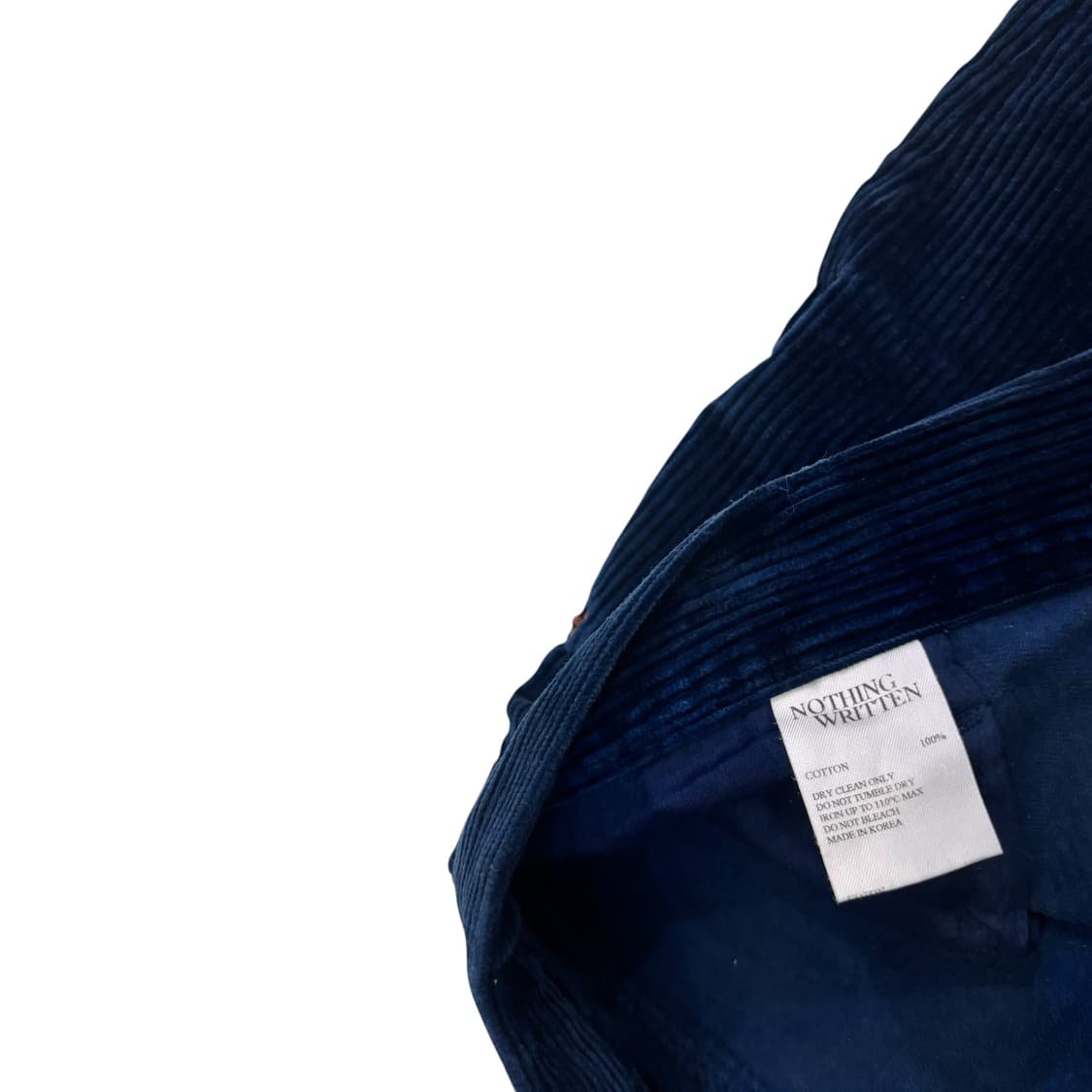 낫띵리튼 네이비 코듀로이 팬츠 상품이미지4