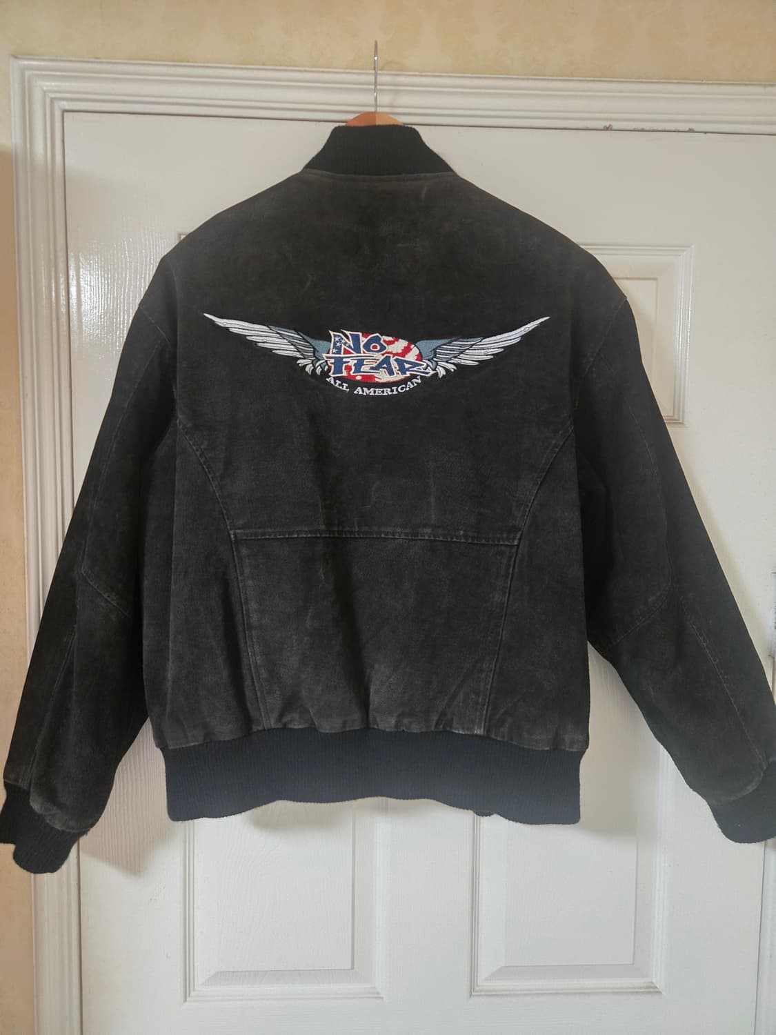 90s No fear leather jacket [L] 상품이미지2