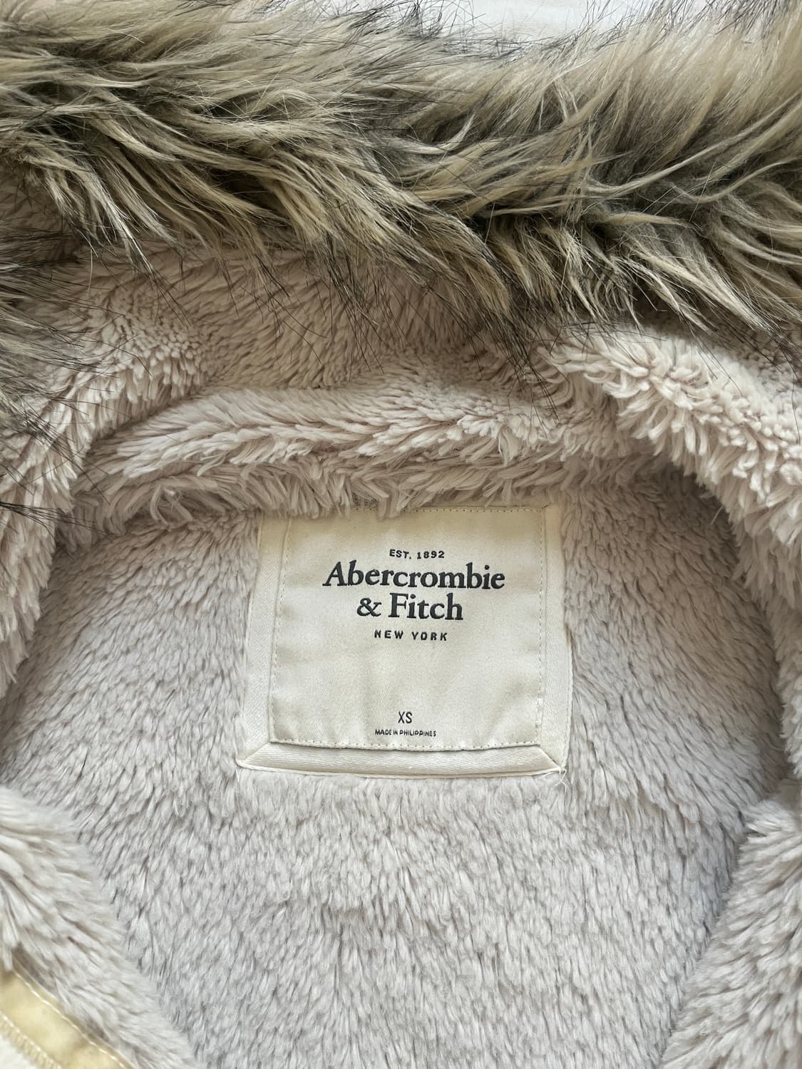 아베크롬비 울프죠 아이보리 후드집업 상품이미지4