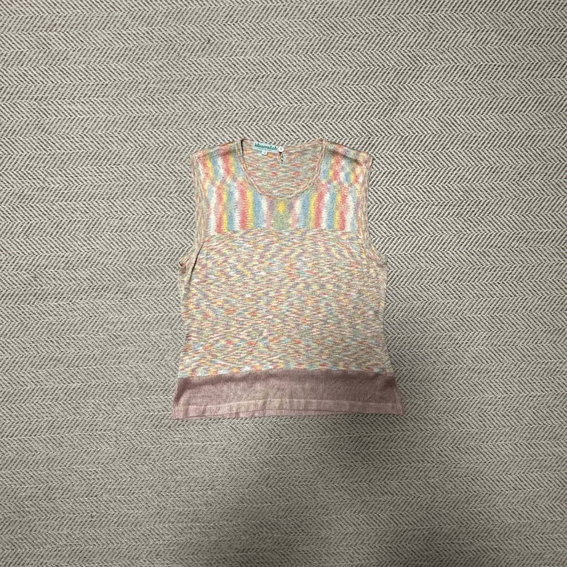 IDASCRATCH italy silk sleeveless shirt 상품이미지1