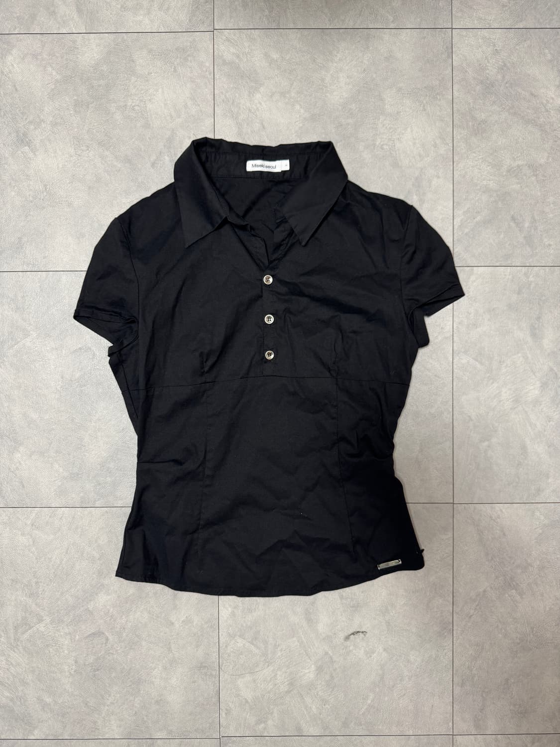 미세키서울 Fitted cap sleeves shirts 상품이미지1