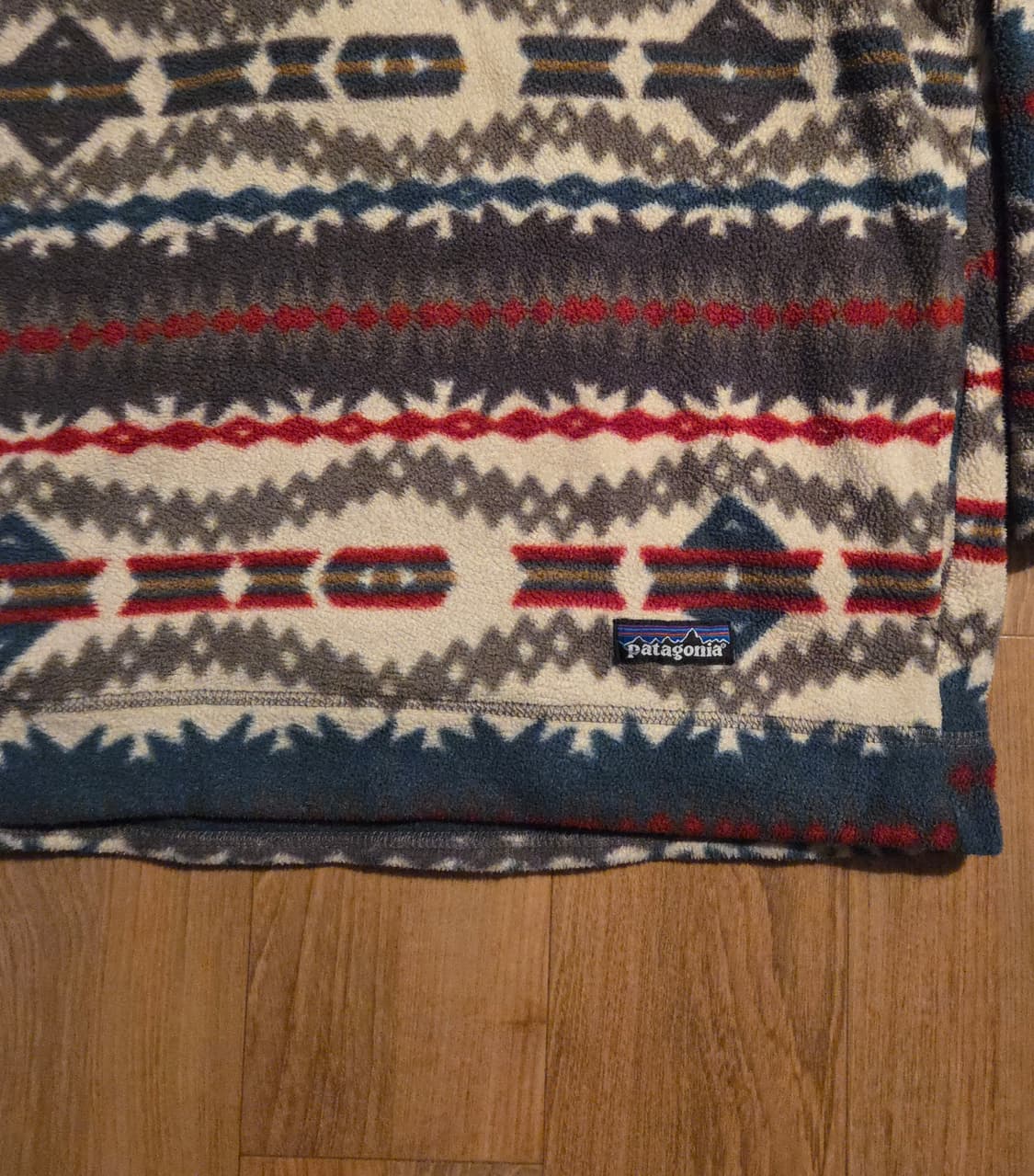 (XL)파타고니아Usa 94s 사카자위아 아이보리 신칠라 져지 하프 집업 상품이미지2