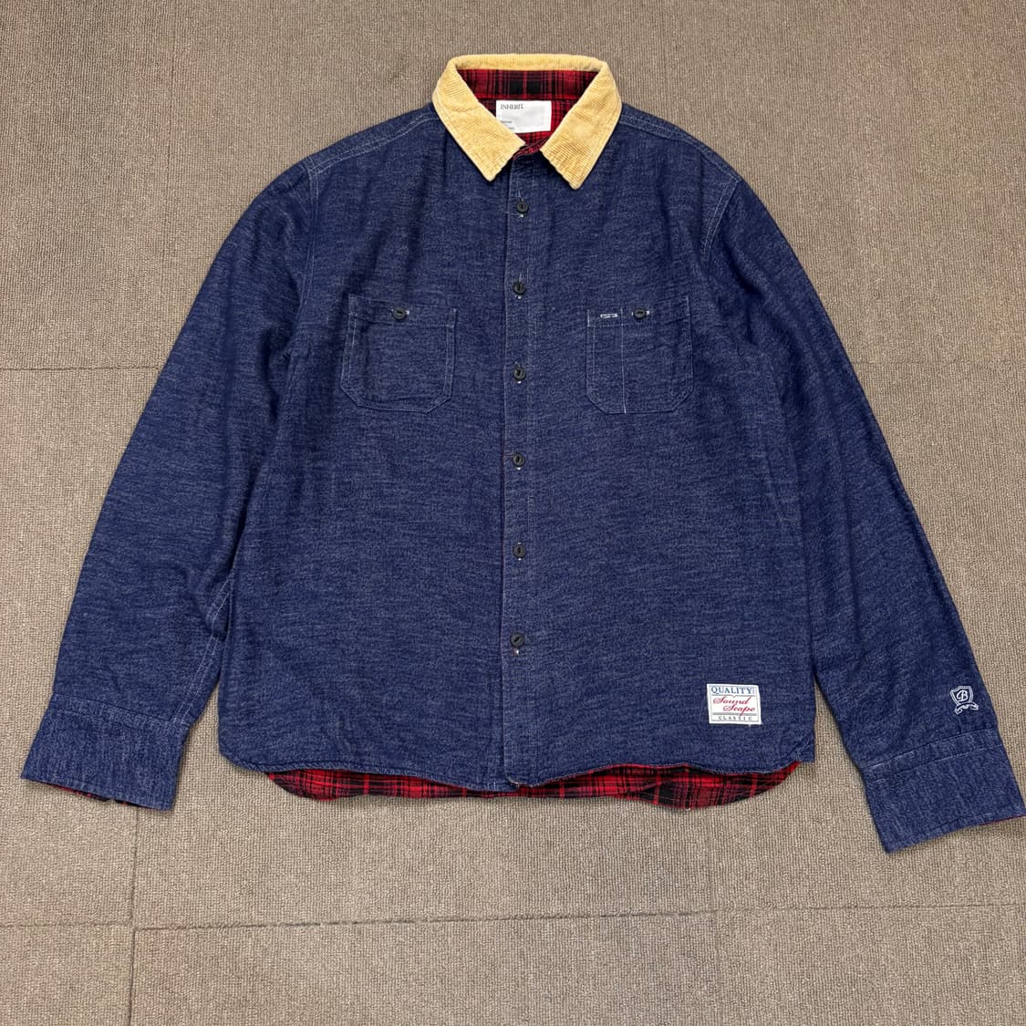 INHERIT 인헤릿 리버시블 셔츠  상품이미지1