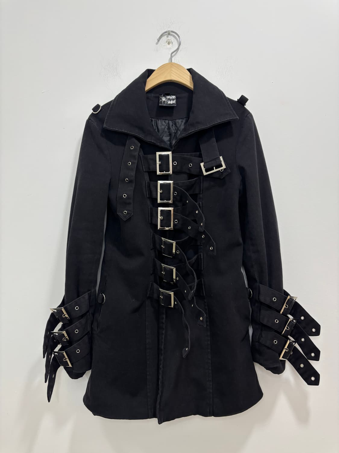 punk rave 멀티 버클 스트랩 고딕 펑크자켓 상품이미지6