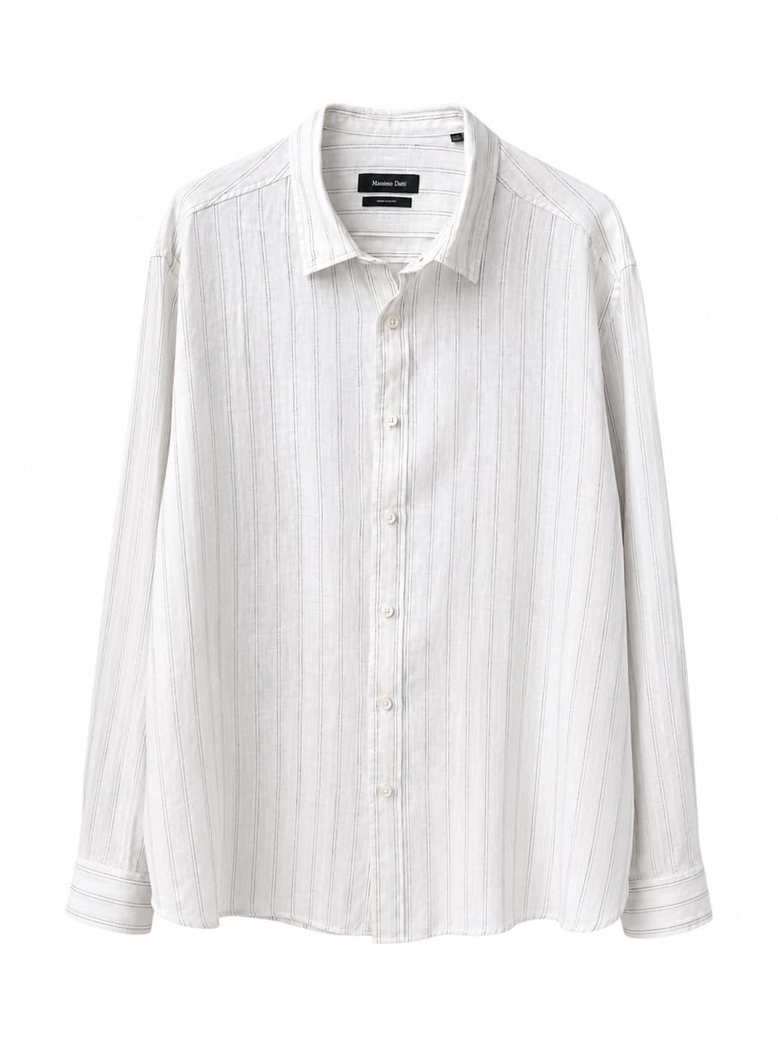 Massimo Dutti 마시모두띠 린넨 스트라이프 셔츠 XL 상품이미지3