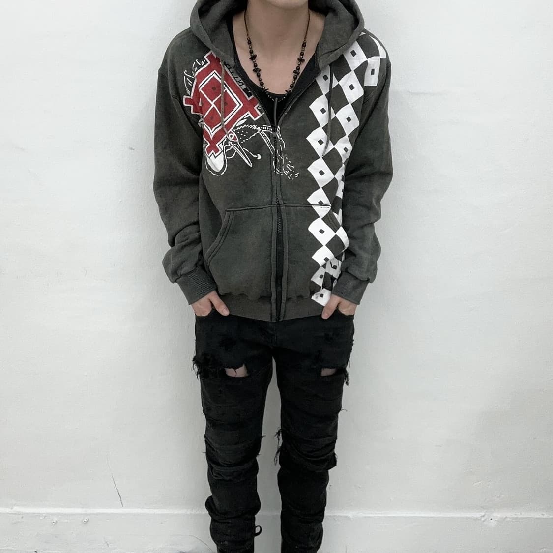 Oriental Japan graphic hoodie 상품이미지2