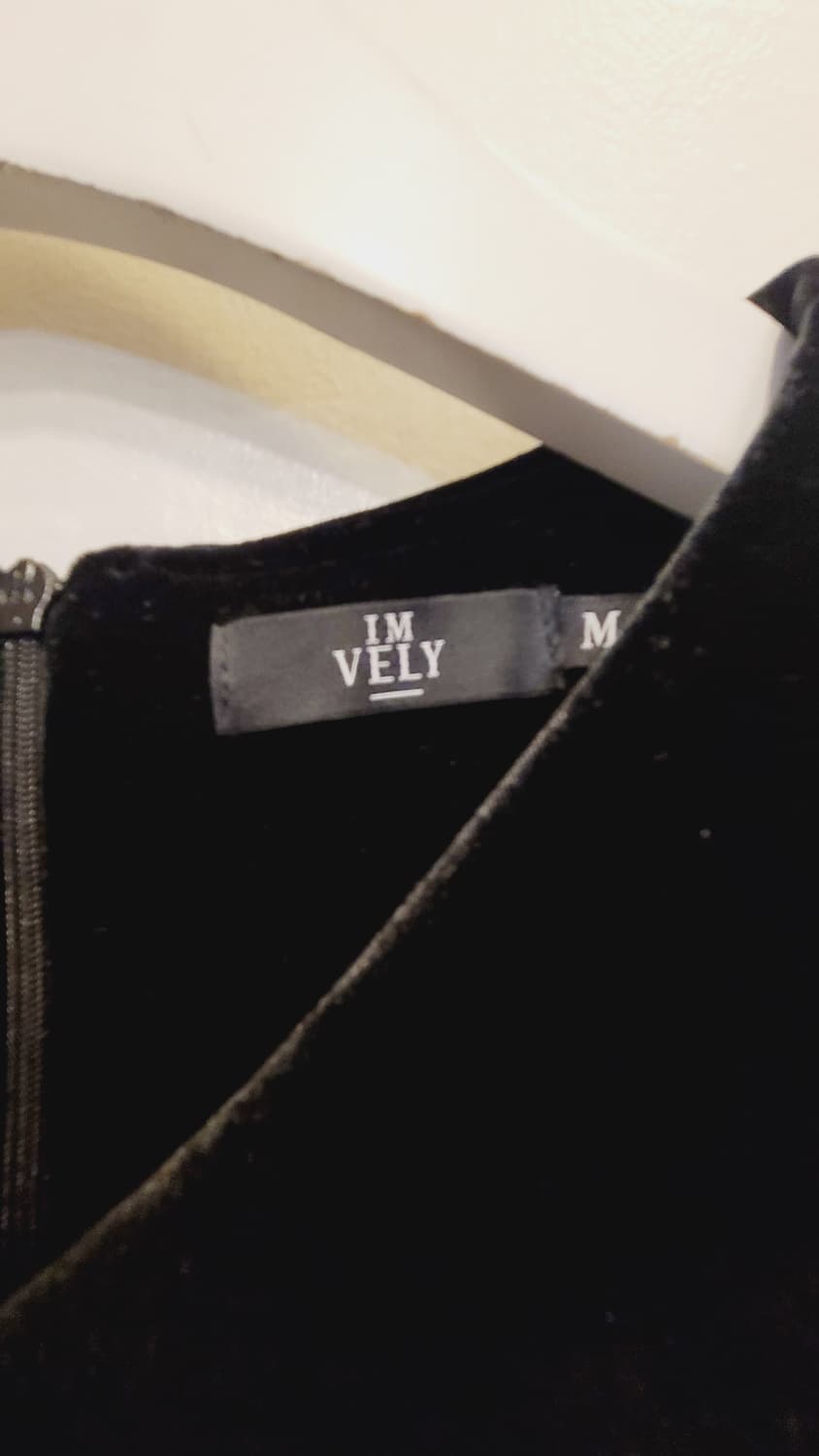 임블리 프릴 쎄일러카라  벨벳 원피스 상품이미지9