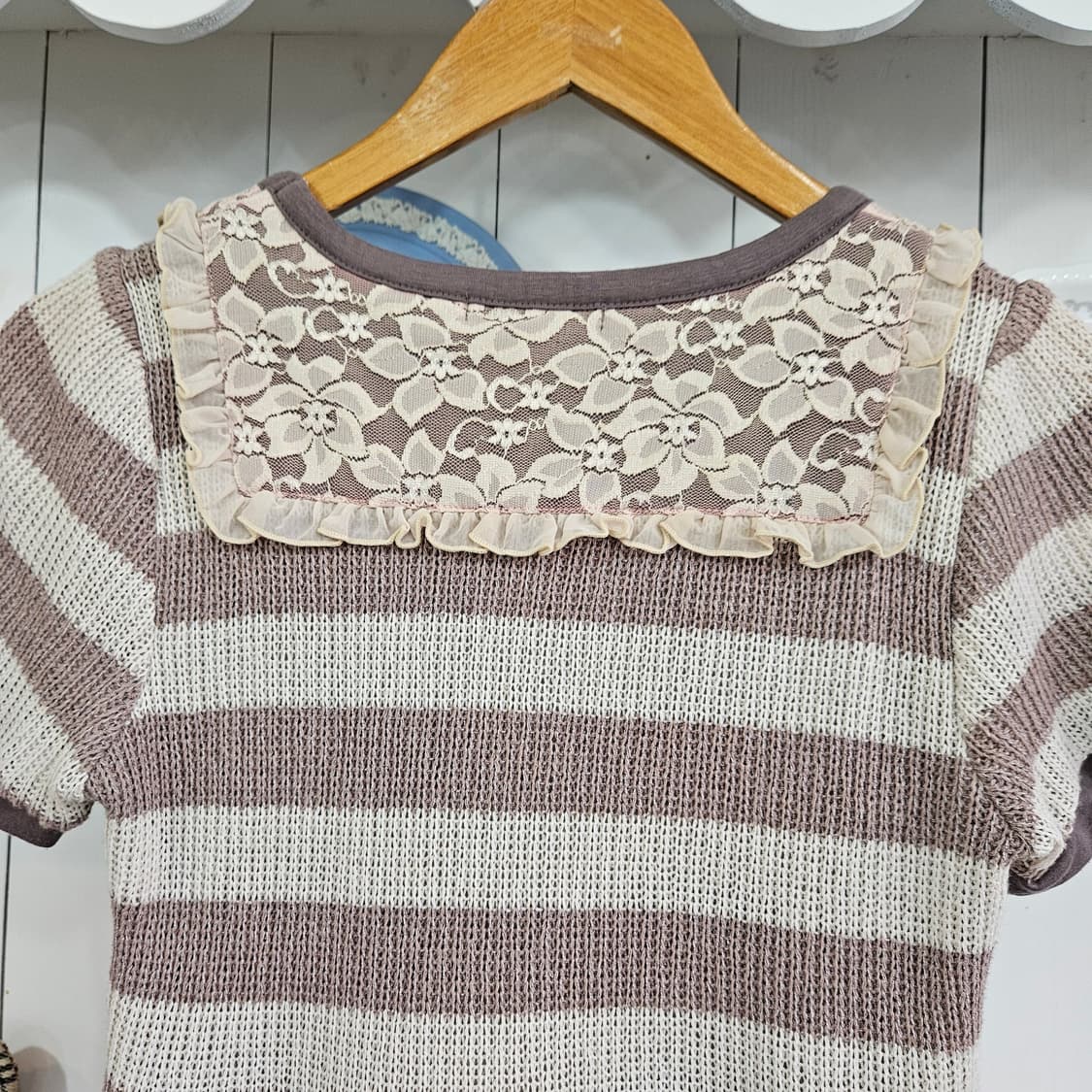 axes femme(엑시즈팜) 초코무스 레이스업 니트 원피스 상품이미지7