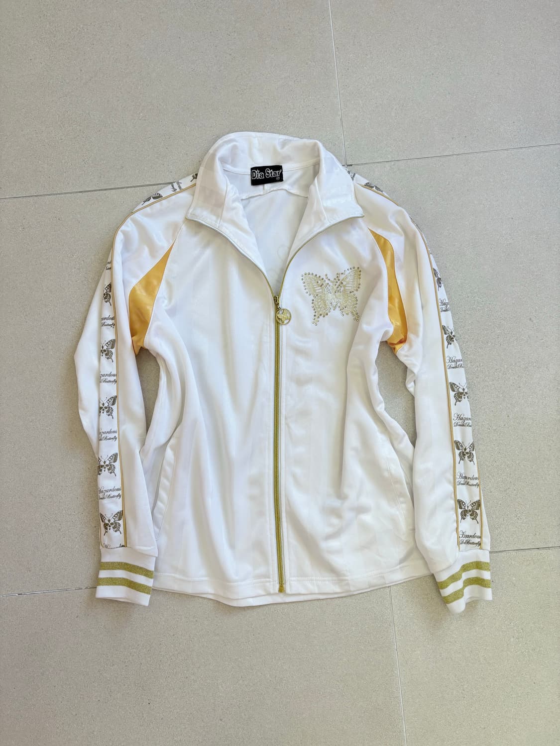 해골 화이트 져지 자켓 상품이미지2