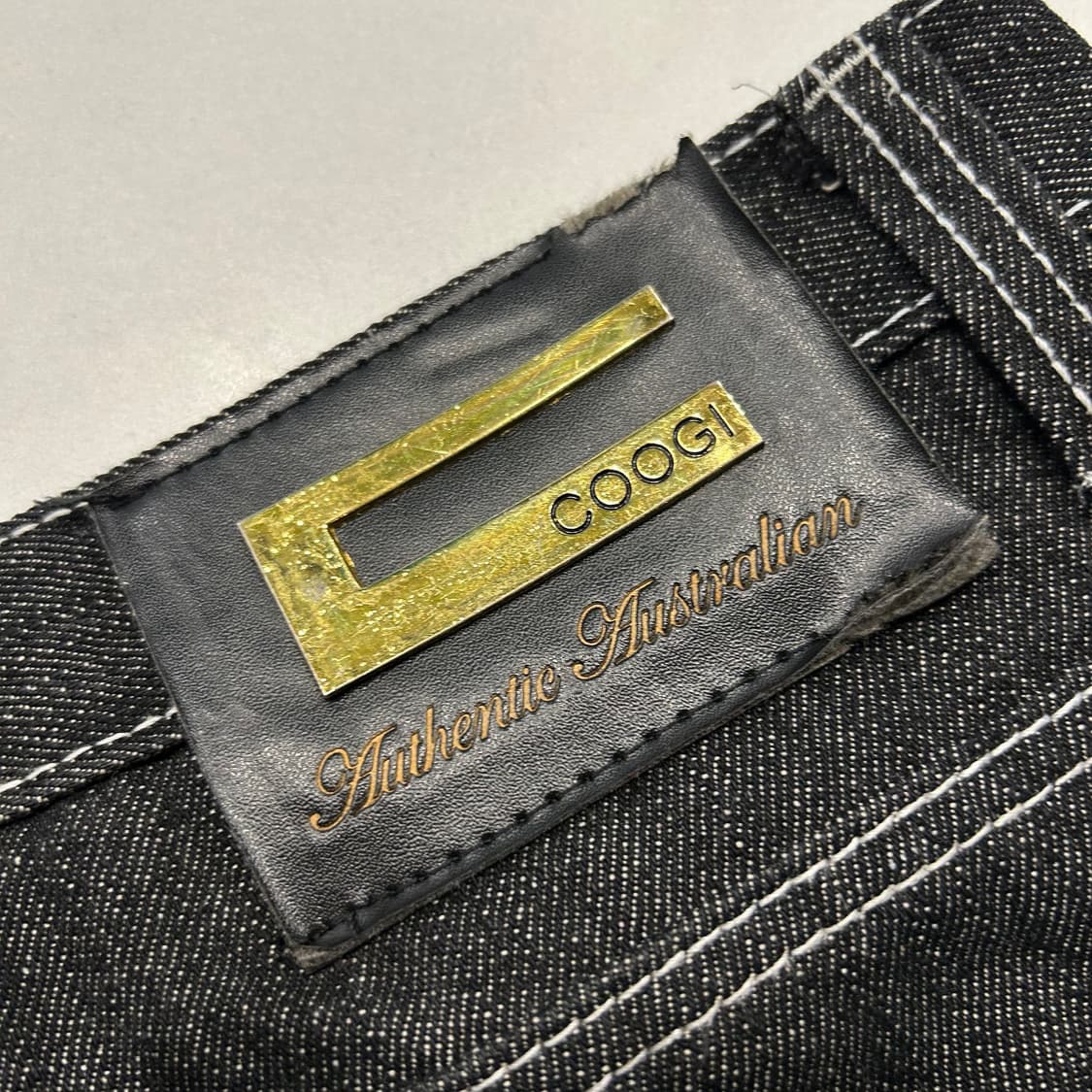 [40] 쿠지 빈티지 블랙 데님 반바지 Coogi A661 상품이미지3