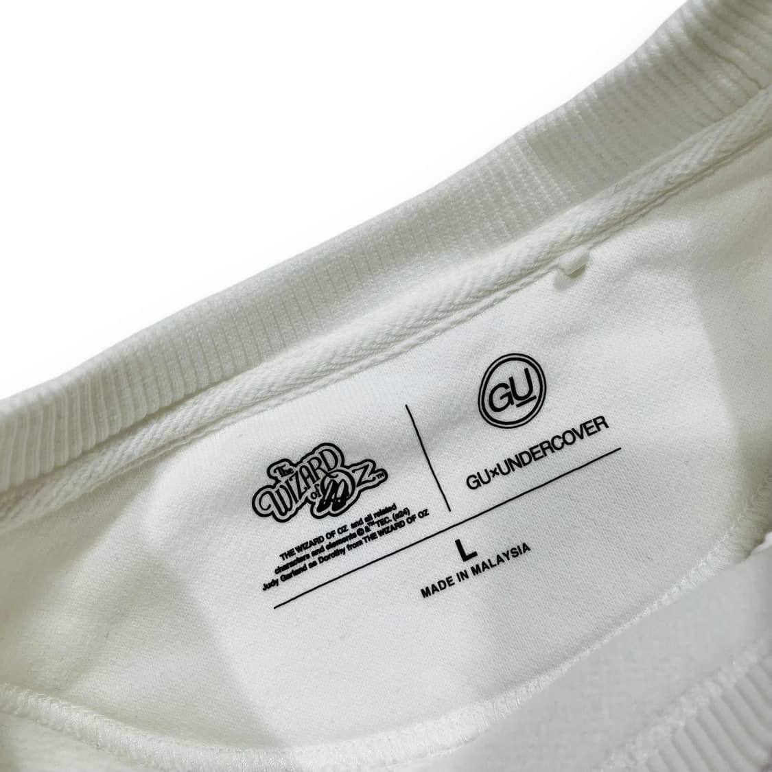 GU x 언더커버 오즈의 마법사 도로시 맨투맨 상품이미지4