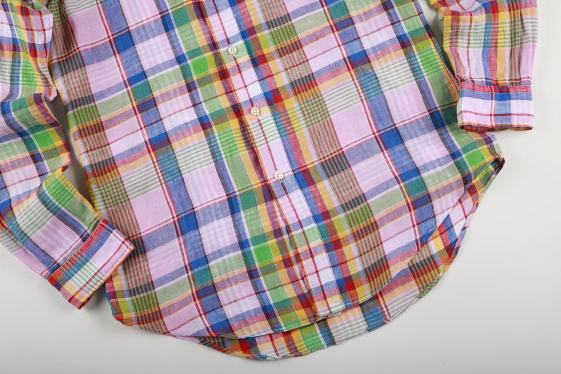 [S] 폴로 랄프로렌 마드라스 리넨 셔츠 상품이미지3