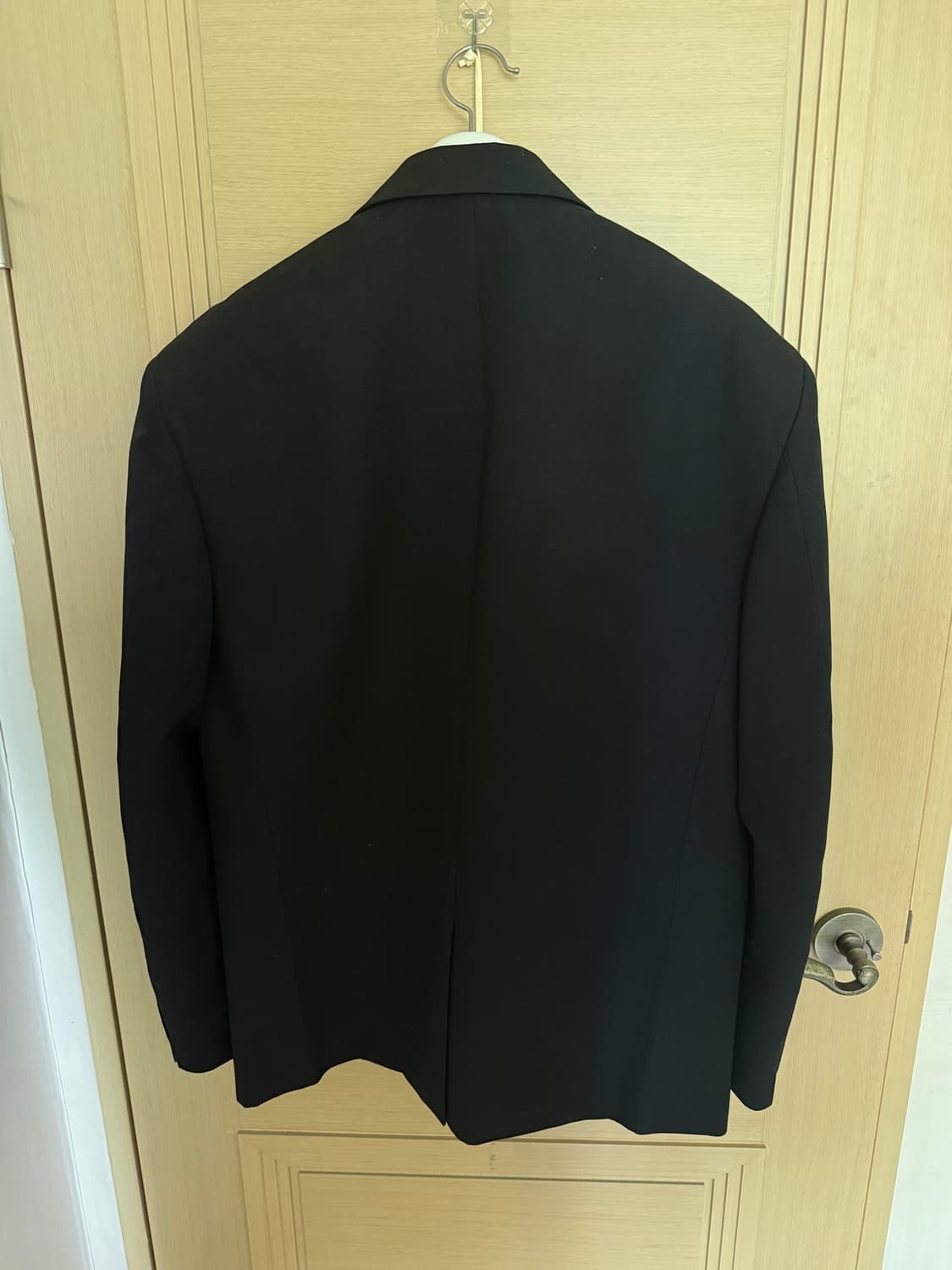 25FW RECTO 렉토 스트럭처 울 블렌드 싱글 자켓 블랙 상품이미지5