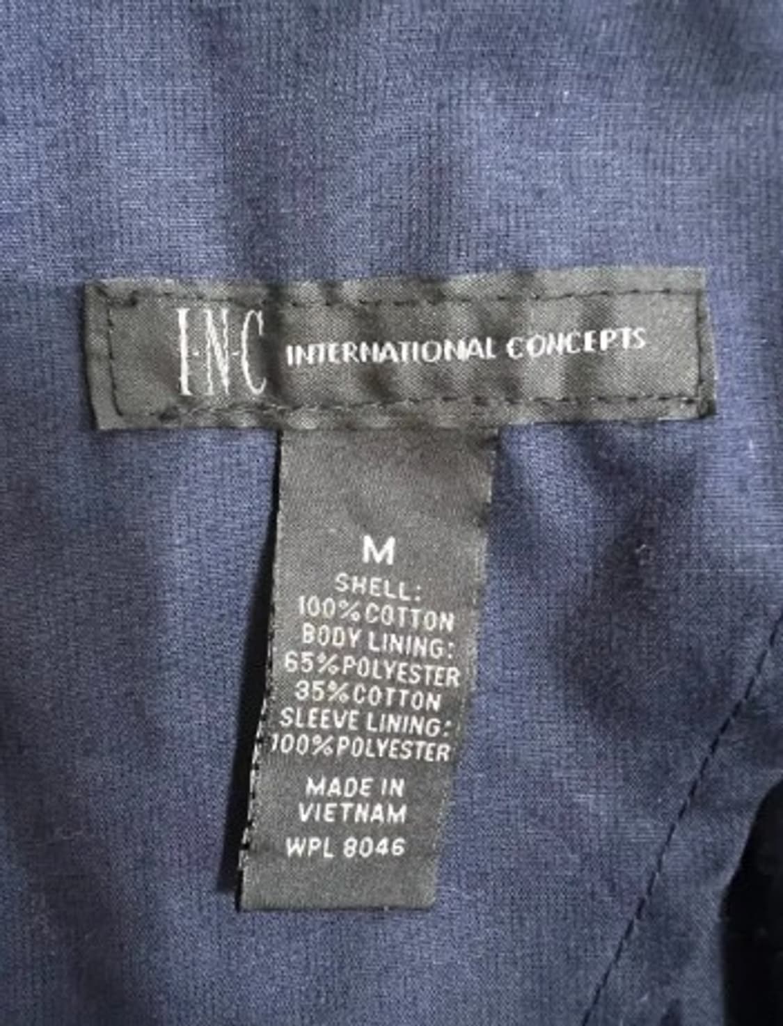 INC 남성 캐쥬얼코튼자켓 M 상품이미지5