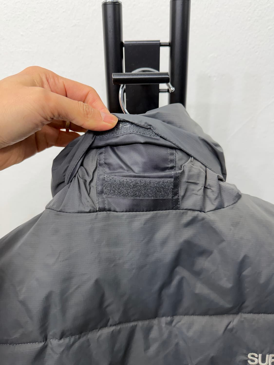 정품) 슈퍼드라이 남성 패딩 L 상품이미지5
