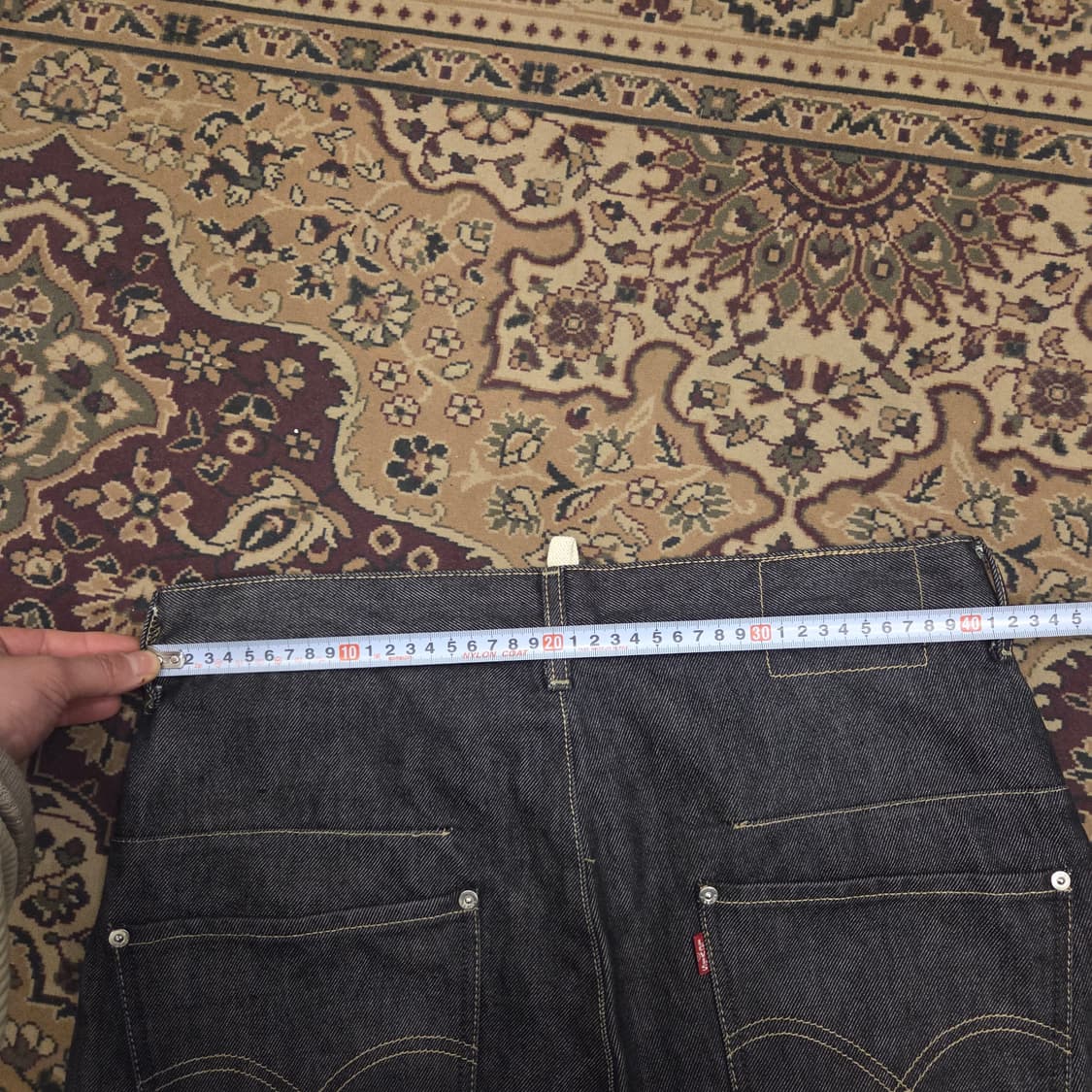 리바이스 엔지니어드진 32사이즈 생지 블랙진 흑청 상품이미지6