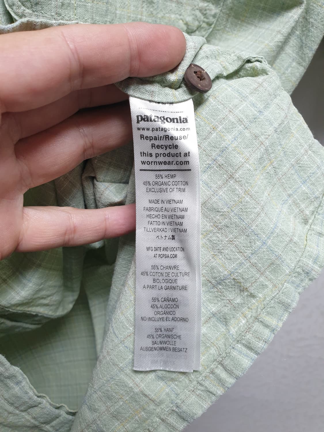 [L/105/정품] 파타고니아 오가닉코튼 반팔셔츠 상품이미지6