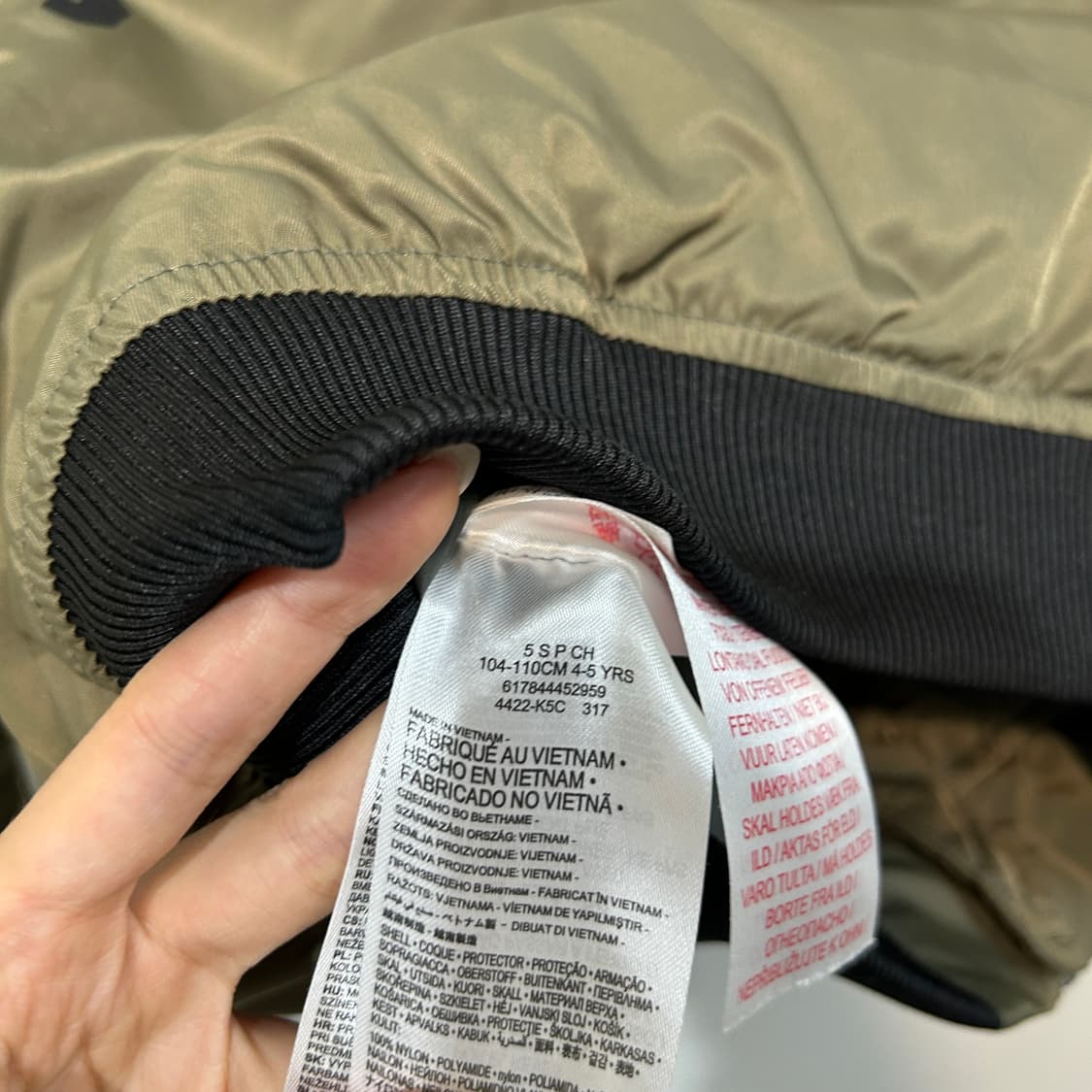 나이키 조던 아동 패딩 항공점퍼 4-5Y 상품이미지4