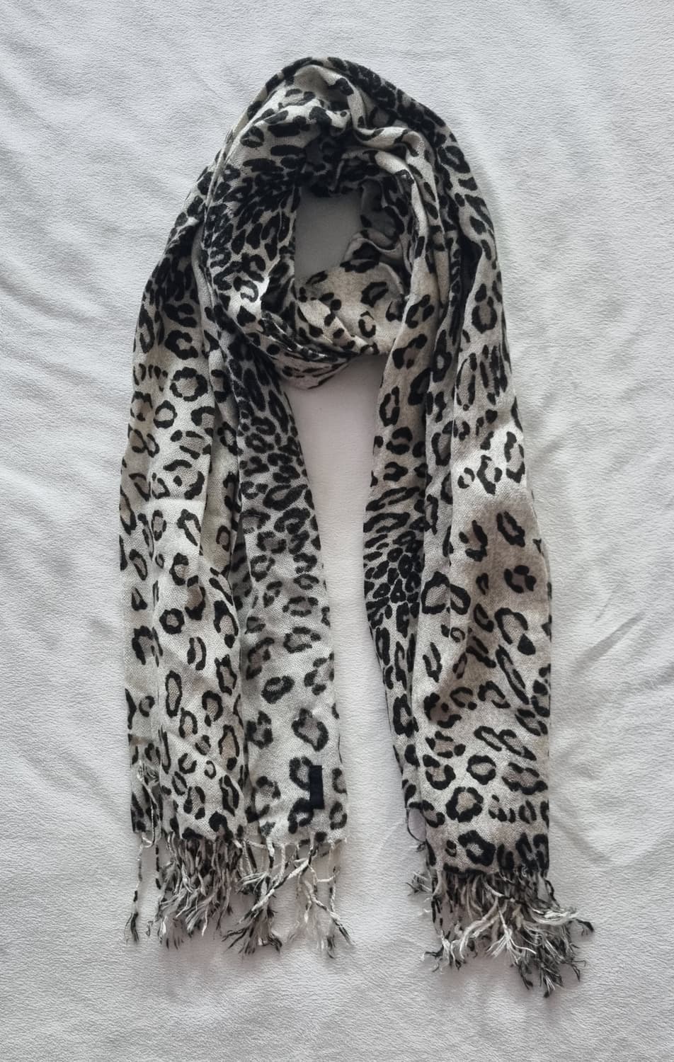 빈티지 y2k 00s 갸루 펑크 오리엔탈 레오파드 머플러 상품이미지1