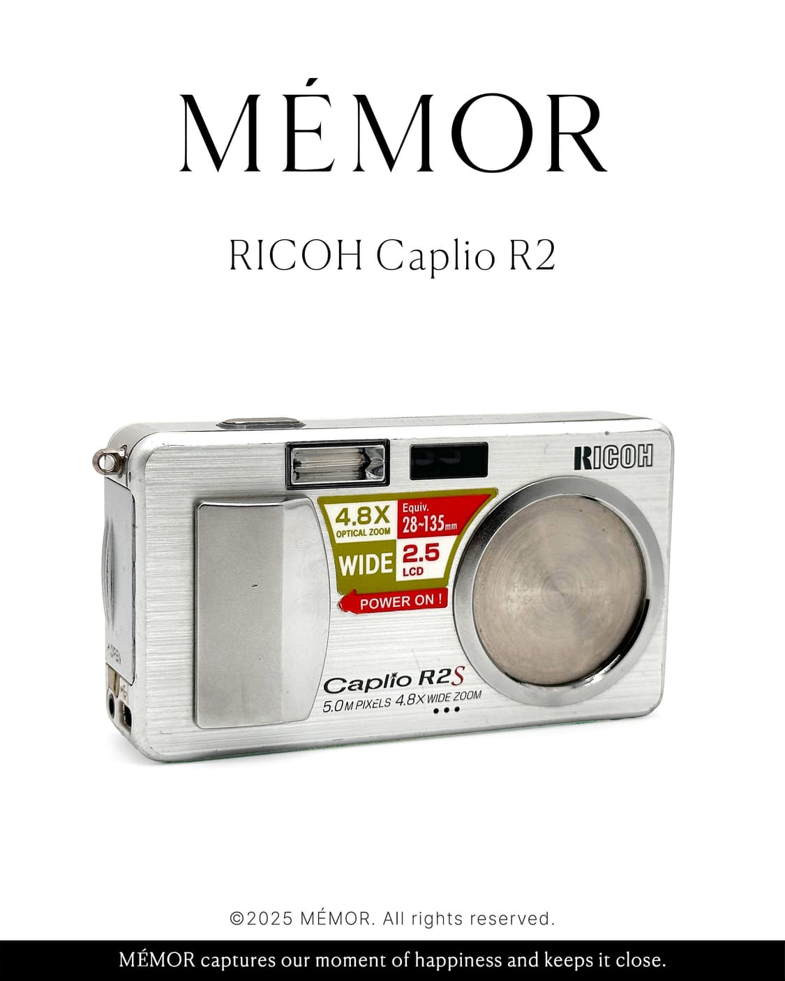 풀박스/노란기없는깨끗한느낌작례✨RICOH Caplio R2 리코 디카 상품이미지2
