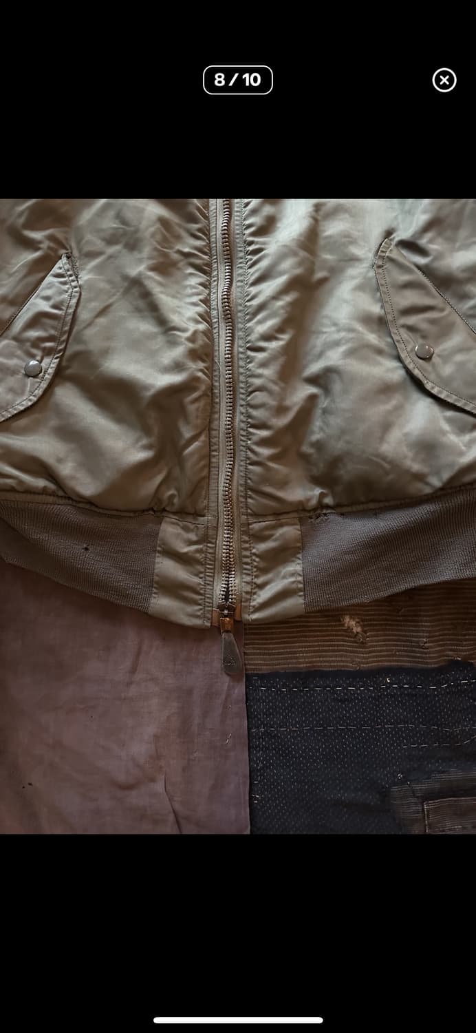 70s USA Original MA-1 8279E Jacket 상품이미지6