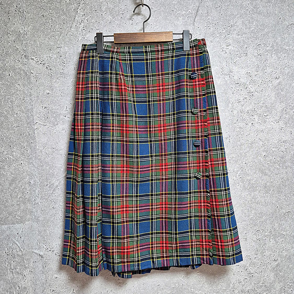Scott Adie 체크 랩 스커트 (Made In BRITAIN) 상품이미지1