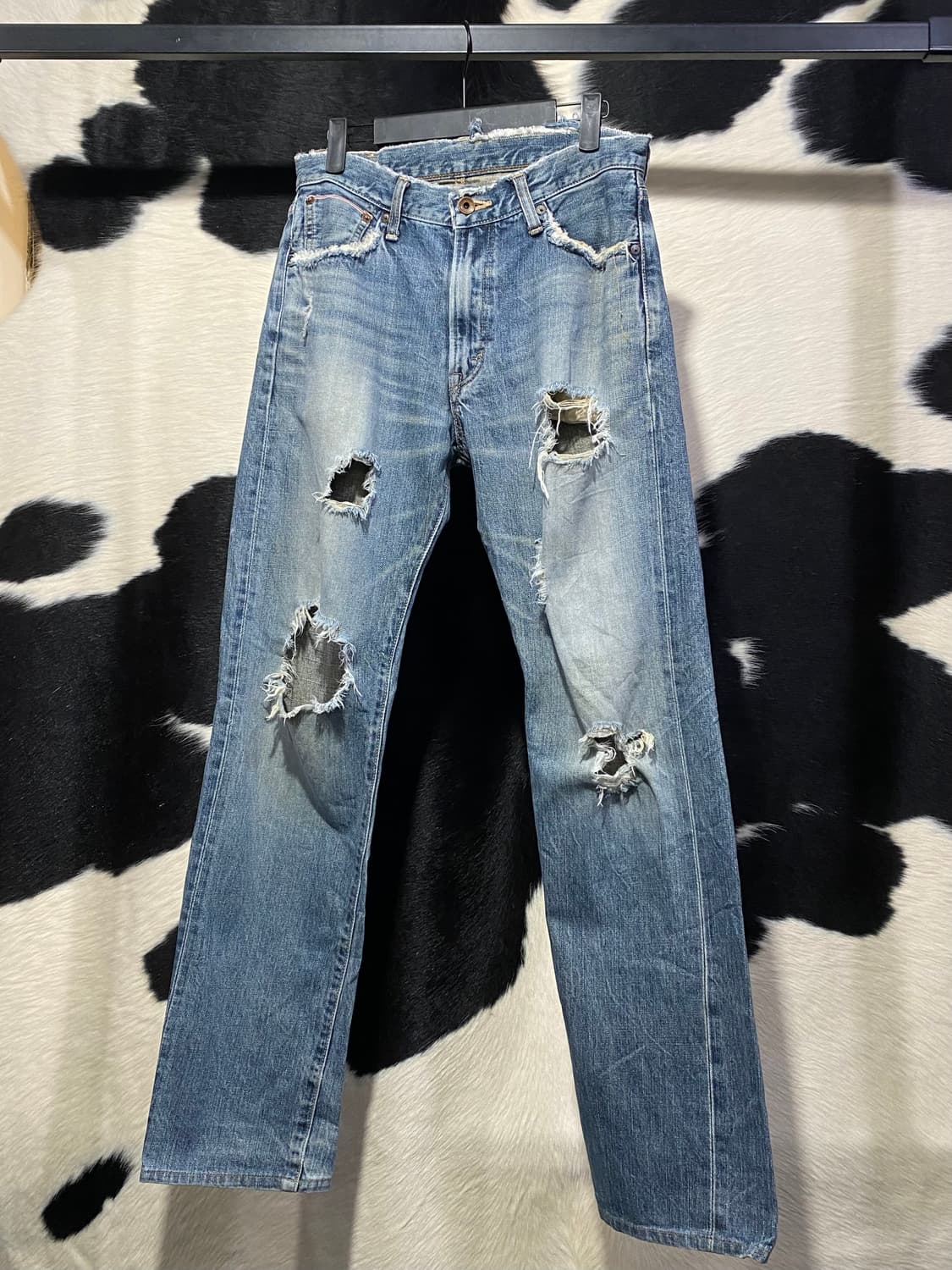 Edwin 드스트로이드 연청 데님 상품이미지3