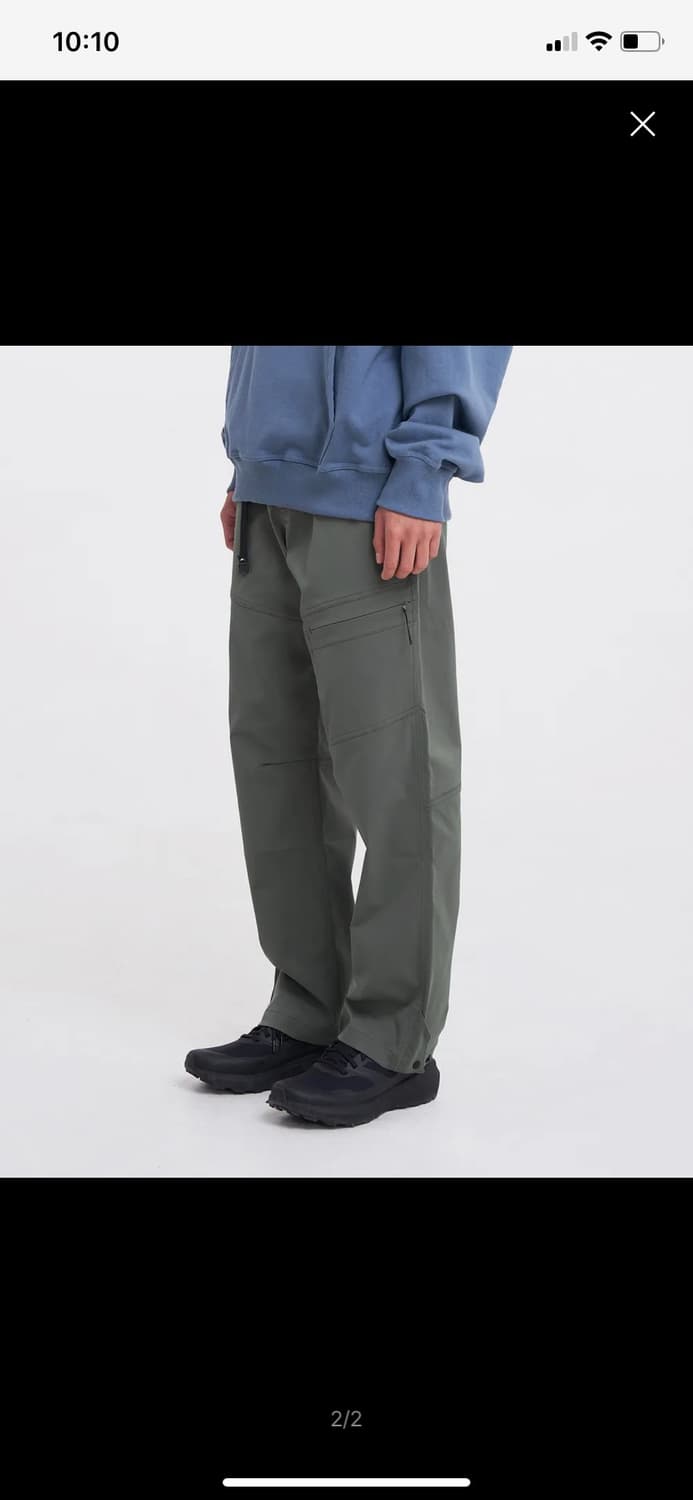 고요웨어 스탠더 트윌 팬츠 올리브 L 상품이미지5