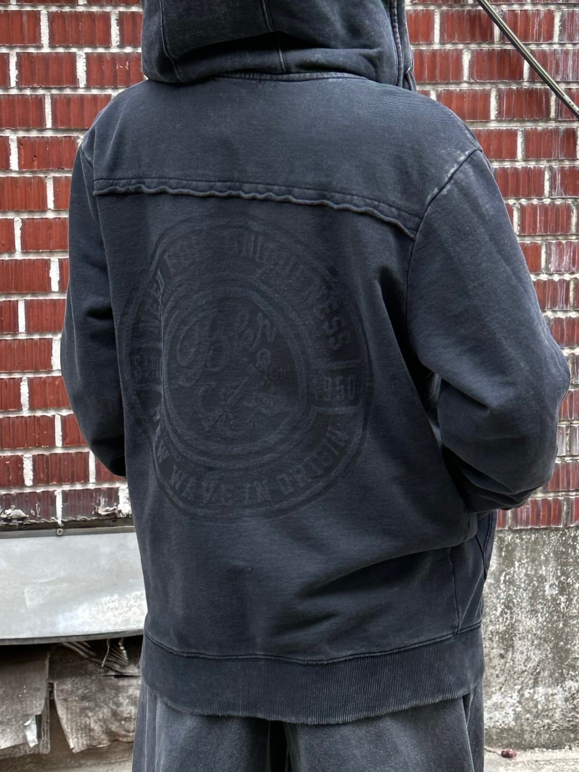 나이키 리버시블 바막 나이키 맨투맨 버카루 후집 흑청 팬츠 코디세트 상품이미지10