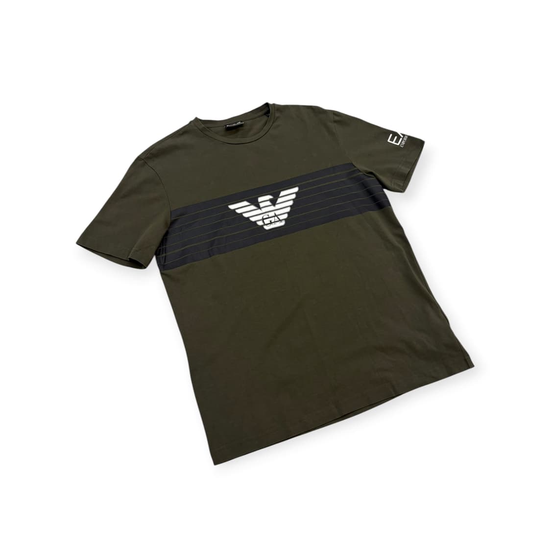 엠포리오 아르마니 프론트 로고 티셔츠 상품이미지1