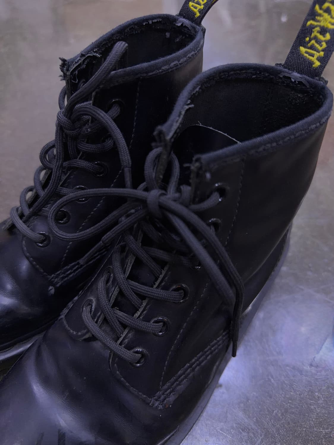 닥터마틴 10064 블랙 6홀 워커 부츠 240 상품이미지4