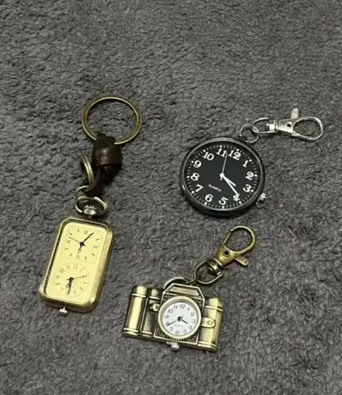 [새상품] 진짜시계키링 카메라키링 빈티지키링 골동품 상품이미지4