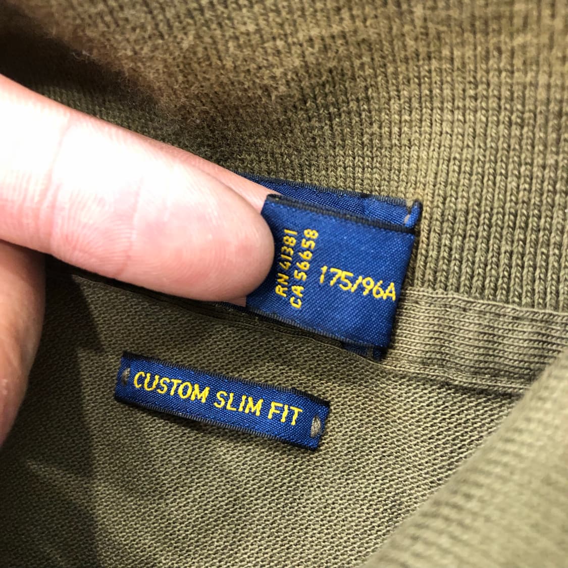 폴로 랄프로렌 카키 PK 카라 반팔 티셔츠 상품이미지4