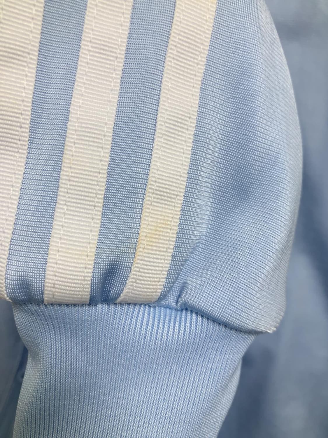 아디다스 스카이 블루 져지 백로고 자켓 트랙탑 집업 상품이미지8