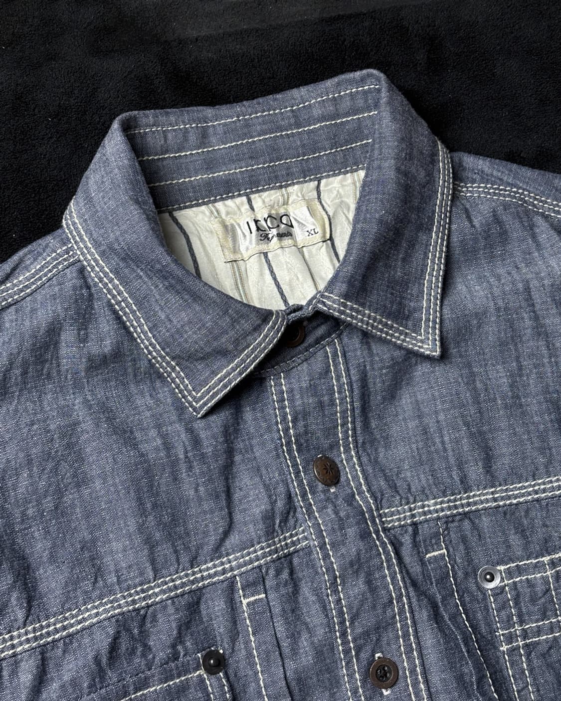 일본빈티지 IKKA 셔츠 상품이미지2
