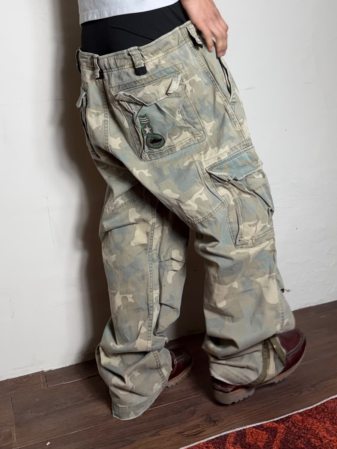 빈티지 카모 카고팬츠 상품이미지3