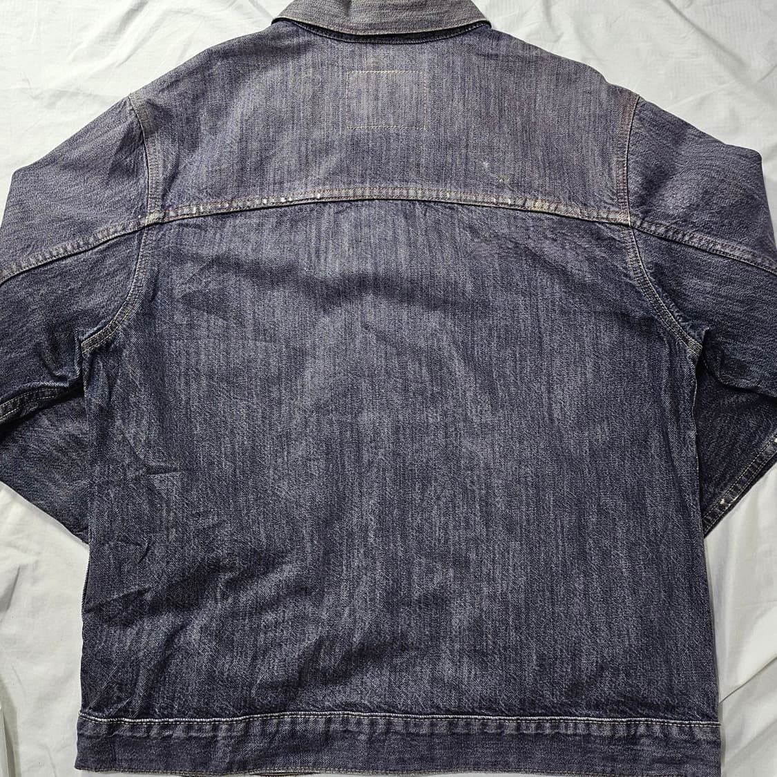 90‘s Levi’s 리바이스 원포켓 레드탭 페이드 워싱 자켓 L025 상품이미지3