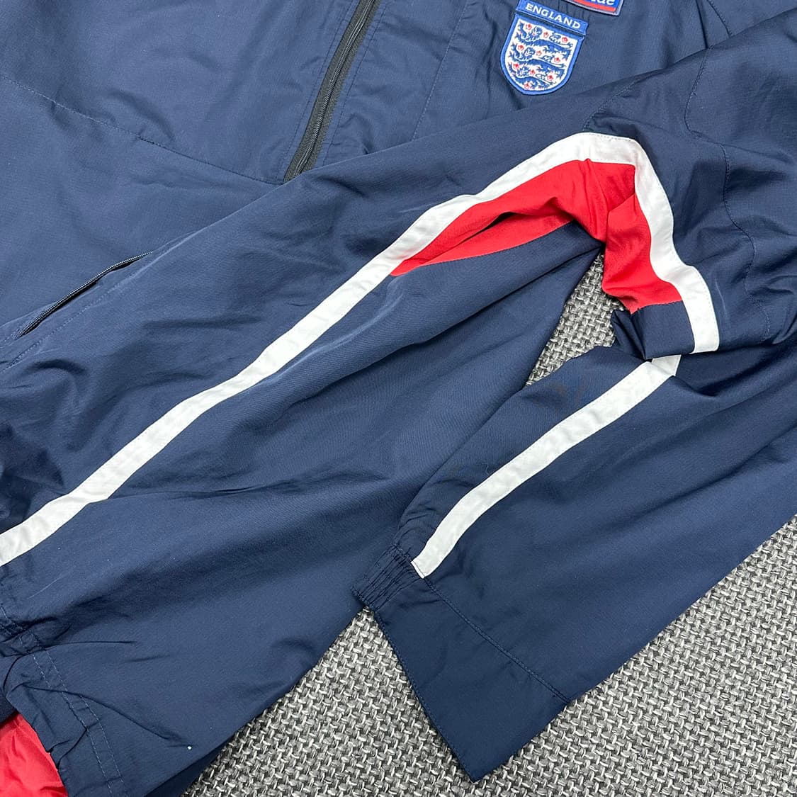 엄브로 잉글랜드 축구 국대 02-03시즌 아노락 XL 상품이미지6