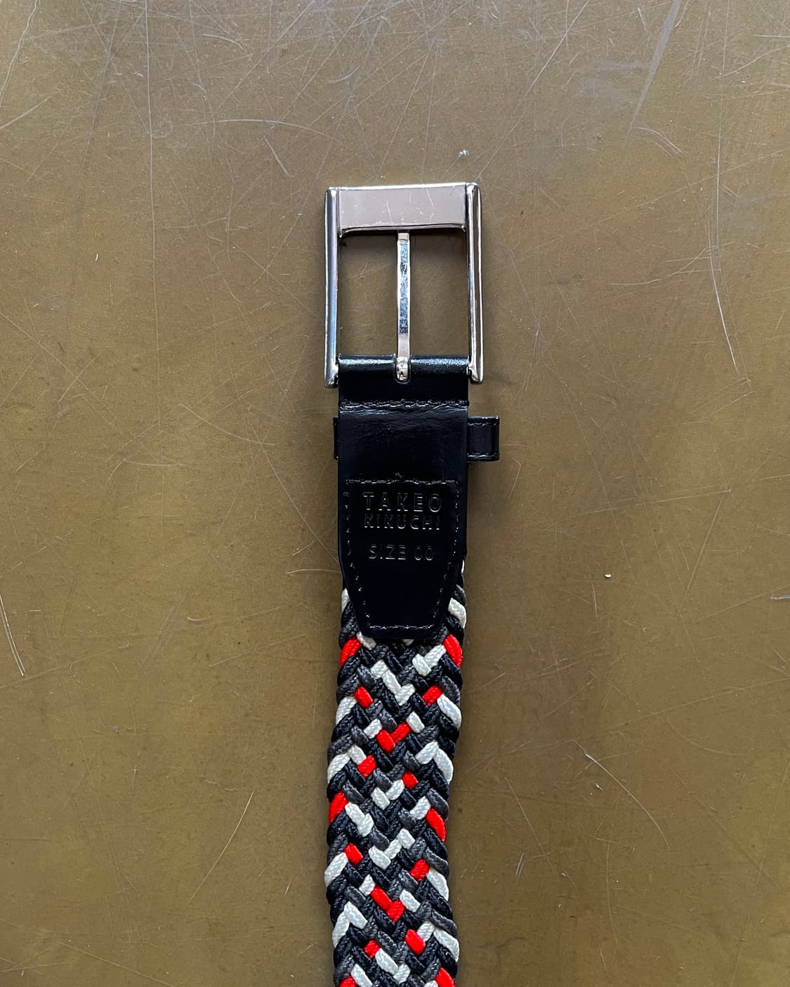 TAKEO KIKUCHI Vintage Woven Long Belt 상품이미지5