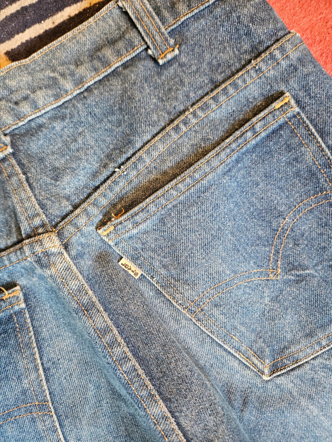 80s 빈티지 오렌지탭 리바이스517 상품이미지4