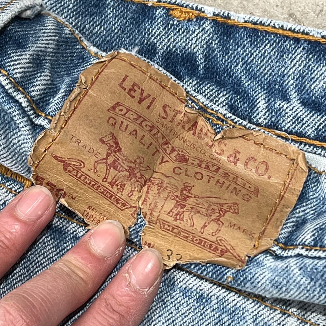 usa 리바이스 550 데님팬츠 s10174 상품이미지7