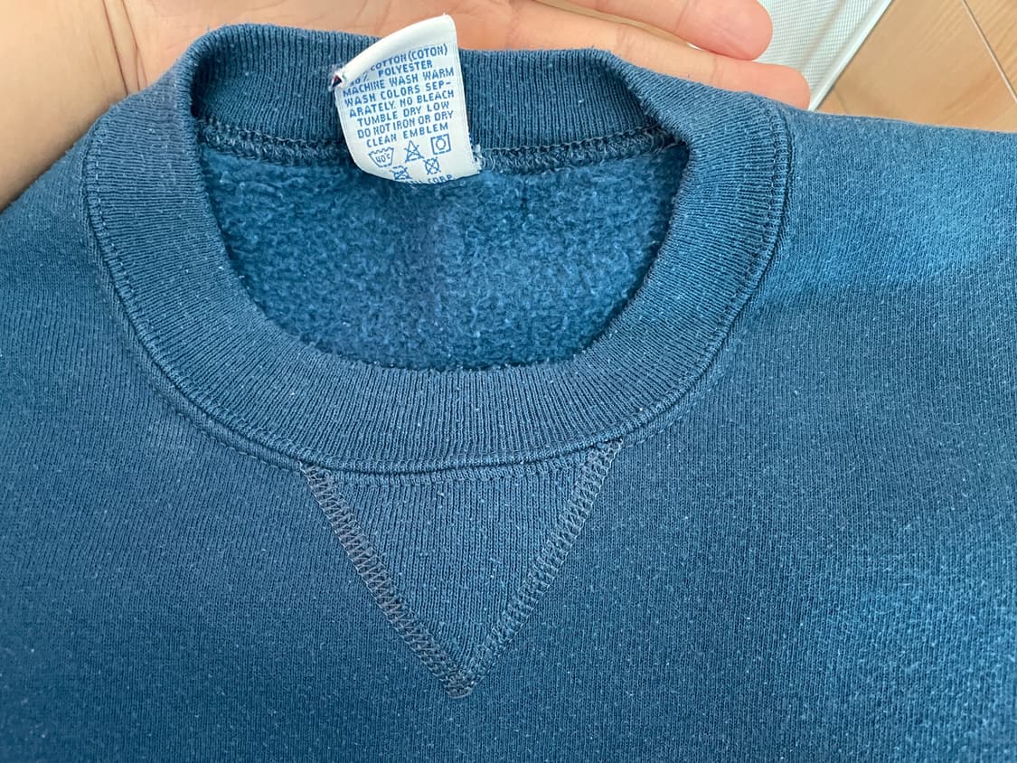 90s 러셀 애슬레틱 스웻셔츠 블루 미제🇺🇸 상품이미지5
