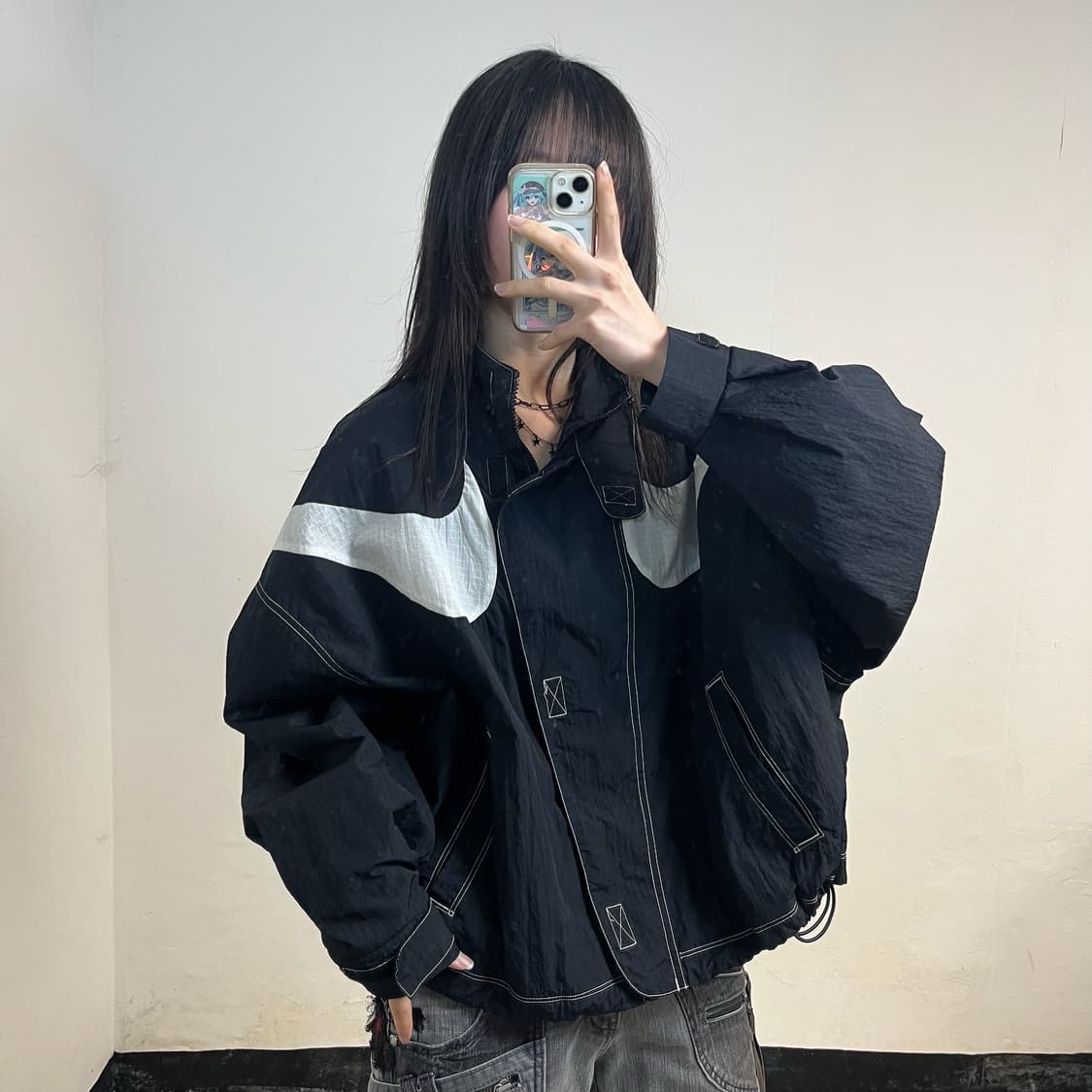 Nike doubleswoosh repelwoven windbreaker 상품이미지2