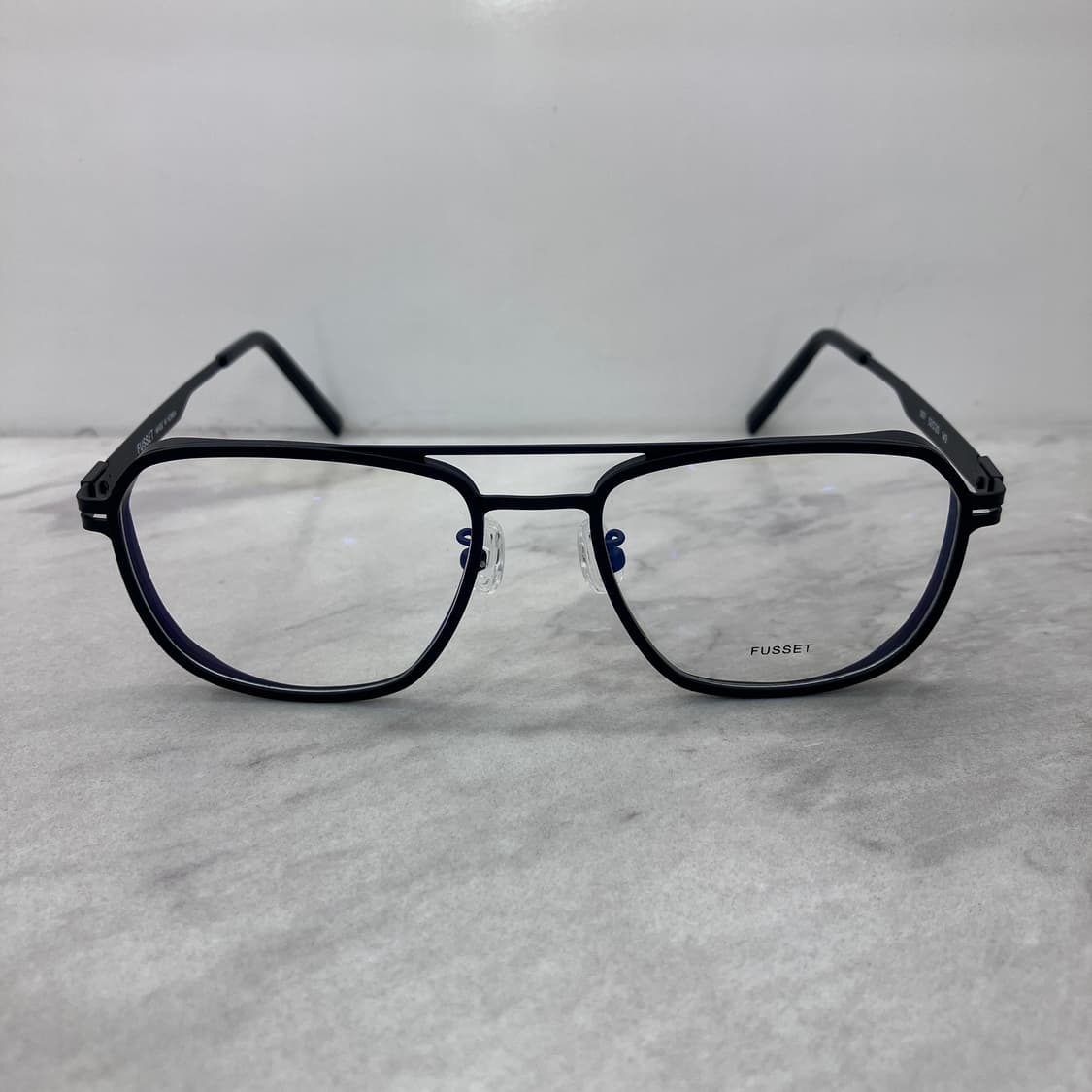 D30 푸세 FUSSET 블랙 솔텍스 투브릿지 웰링턴 메탈테 안경 상품이미지6